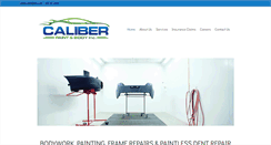 Desktop Screenshot of caliberpaintandbody.com